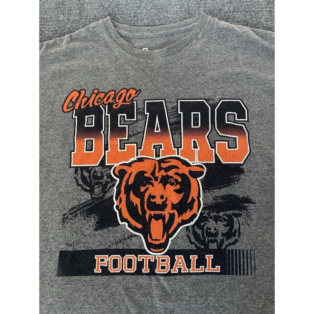 NFL Chicago Bears Graphic T Shirt Youth XL (18) Gray